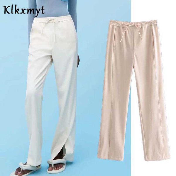 klkxmyt za women chic fashion side pockets jogger pants vintage high elastic waist drawstring female ankle trousers mujer 210527, Black;white
klkxmyt za women chic fashion side pockets jogger pants vintage high elastic waist drawstring female ankle trousers mujer 210527, Black;white