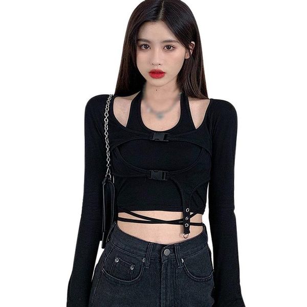 women's t-shirt spring and summer british style female fashion short slim all match tie dye tight long sleeve t shirt set, White
women's t-shirt spring and summer british style female fashion short slim all match tie dye tight long sleeve t shirt set, White