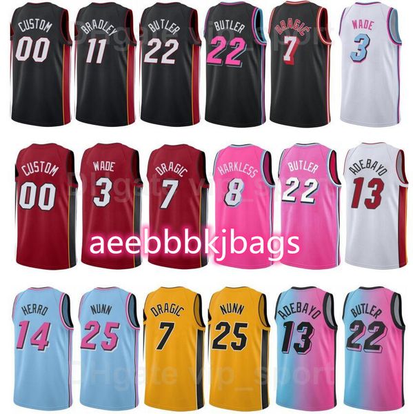 screen print basketball dwyane wade jerseys 3 jimmy butler 21 tyler herro 14 goran dragic 7 kendrick nunn bam adebayo man woman youth, Black;red
screen print basketball dwyane wade jerseys 3 jimmy butler 21 tyler herro 14 goran dragic 7 kendrick nunn bam adebayo man woman youth, Black;red