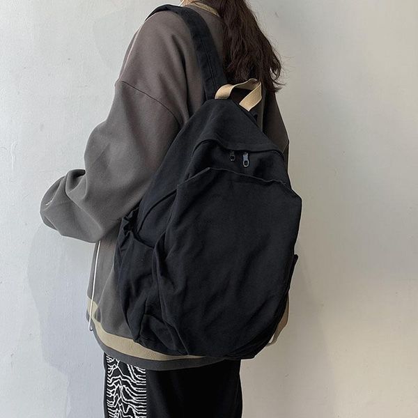 backpack style hocodo canvas solid color casual women's travel female schoolbags for teenager girls
backpack style hocodo canvas solid color casual women's travel female schoolbags for teenager girls