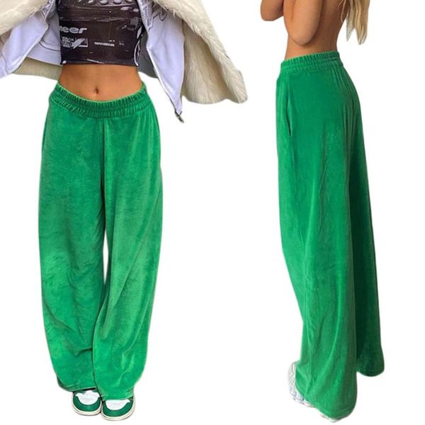 women's pants & capris women harem spring autumn, solid color loose straight casual party street wide-leg green trousers, Black;white
women's pants & capris women harem spring autumn, solid color loose straight casual party street wide-leg green trousers, Black;white