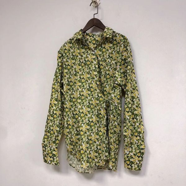 new womens turn-down collar long sleeve waist lace-up shirt floral print with detachable sleeves 2021 early spring ukaw, White
new womens turn-down collar long sleeve waist lace-up shirt floral print with detachable sleeves 2021 early spring ukaw, White