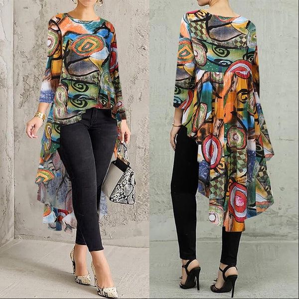 plus size womens printed blouse 2021 zanzea irregular kaftan casual long sleeve shirts female o neck blusas chemise 5xl, White
plus size womens printed blouse 2021 zanzea irregular kaftan casual long sleeve shirts female o neck blusas chemise 5xl, White