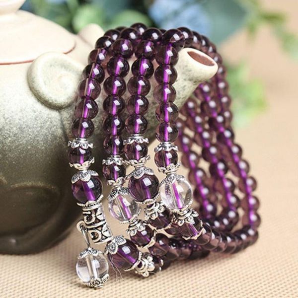 charm bracelets fashion 108 beads natural crystal bracelet brazil prayer multi-layer drop, Golden;silver
charm bracelets fashion 108 beads natural crystal bracelet brazil prayer multi-layer drop, Golden;silver