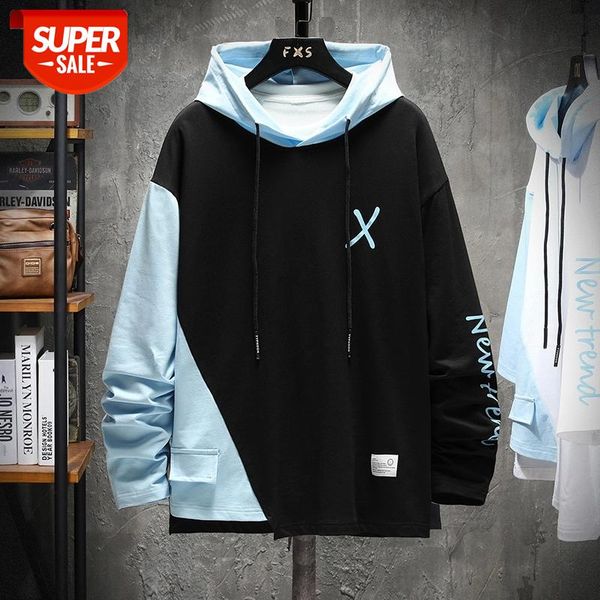Hoodie Men Pullover Men's Colorblocked Best Quality 2020 New Fashion Sweatshirts Mens Patchwork Plus size 6XL 7XL #pj0s, Black
Hoodie Men Pullover Men's Colorblocked Best Quality 2020 New Fashion Sweatshirts Mens Patchwork Plus size 6XL 7XL #pj0s, Black