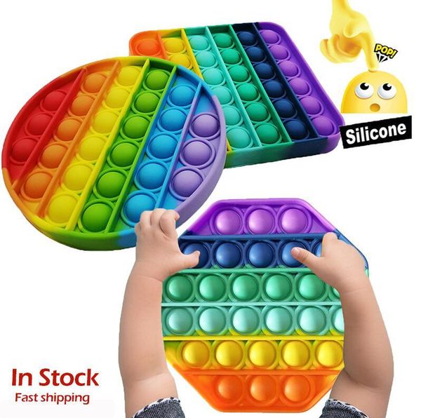 rainbow fidget pop toy sensory push bubble fidget sensory autism special needs anxiety stress reliever for office workers fluorescence
rainbow fidget pop toy sensory push bubble fidget sensory autism special needs anxiety stress reliever for office workers fluorescence