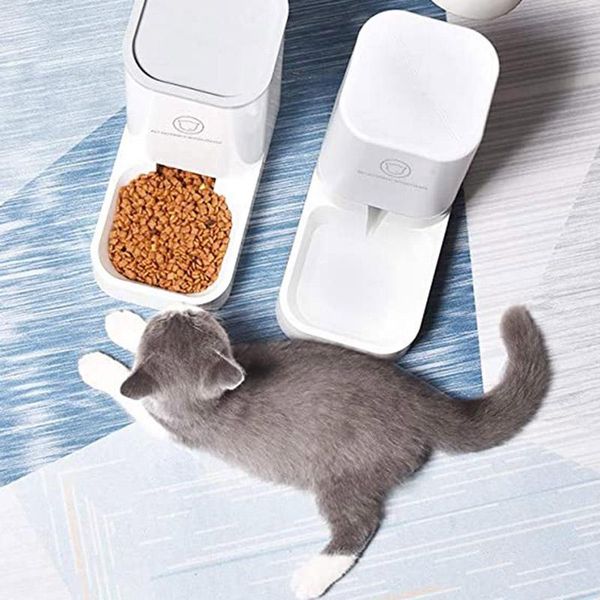 cat bowls & feeders pet dog automatic feeder detachable water dispenser food feeding device for supply large capacity
cat bowls & feeders pet dog automatic feeder detachable water dispenser food feeding device for supply large capacity