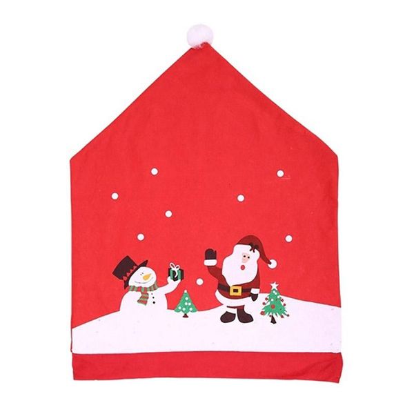 chair covers 1pc non-woven christmas dinner back cover home table decor decorations
chair covers 1pc non-woven christmas dinner back cover home table decor decorations