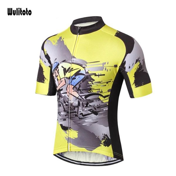 racing jackets wulitoto outdoor mountain bike sport yellow short sleeve quick dry cycling jersey for men, Black;red
racing jackets wulitoto outdoor mountain bike sport yellow short sleeve quick dry cycling jersey for men, Black;red