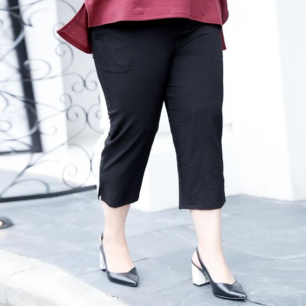 women's pants & capris s to 6xl plus size women solid summer pantalones de mujer thin slim loose casual pencil t932, Black;white
women's pants & capris s to 6xl plus size women solid summer pantalones de mujer thin slim loose casual pencil t932, Black;white
