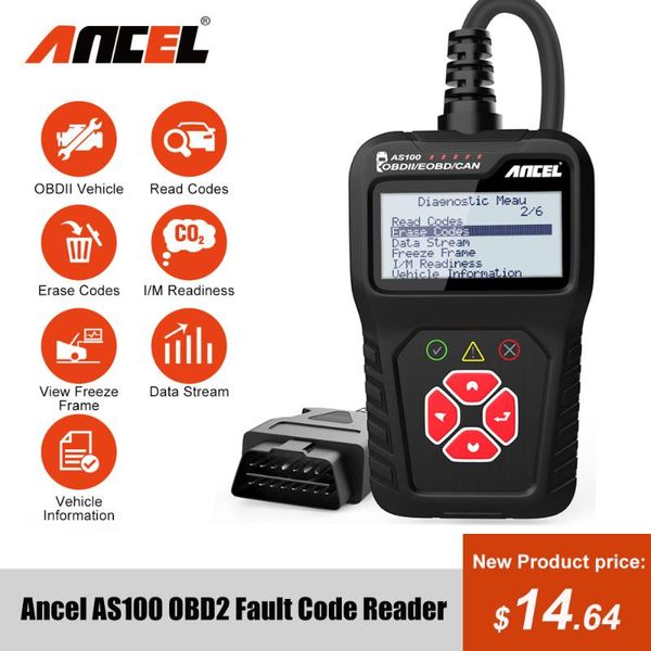 code readers & scan tools ancel as100 obd2 auto scanner live data multi-language odb2 obd 2 tool for engine check car diagnostic
code readers & scan tools ancel as100 obd2 auto scanner live data multi-language odb2 obd 2 tool for engine check car diagnostic