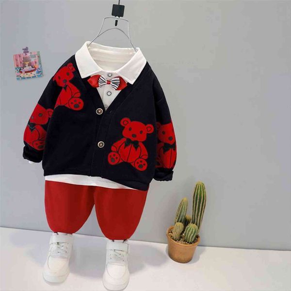 spring baby boys clothing sets kids clothes cute bear coats t shirt pants toddler infant children casual costume, White
spring baby boys clothing sets kids clothes cute bear coats t shirt pants toddler infant children casual costume, White