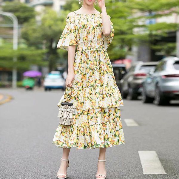 casual dresses est fashion 2021 runway dress women's cascading ruffles spaghetti strap long, Black;gray
casual dresses est fashion 2021 runway dress women's cascading ruffles spaghetti strap long, Black;gray
