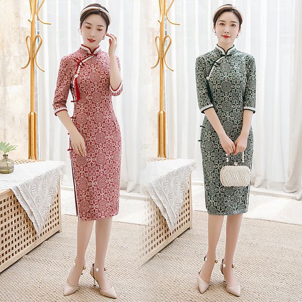 elegant orientale women handmade button suede kmee-length qipao chinese mandarin collar prined cheongsam oversize 3xl, Red
elegant orientale women handmade button suede kmee-length qipao chinese mandarin collar prined cheongsam oversize 3xl, Red