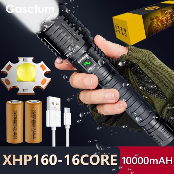 flashlights torches 10000mah xhp160 16-core led powerful xhp100 usb rechargeable zoom torch hand waterproof by 26650
flashlights torches 10000mah xhp160 16-core led powerful xhp100 usb rechargeable zoom torch hand waterproof by 26650