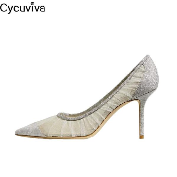 dress shoes pointed toe high heels pumps woman glitter mesh thin heel wedding silver ladies party, Black
dress shoes pointed toe high heels pumps woman glitter mesh thin heel wedding silver ladies party, Black