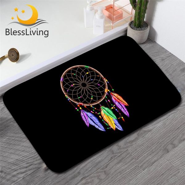 carpets blessliving dreamcatcher carpet bohemian soft rug colorful beads feathers decorative non-slip floor mat black boho doormat 50x80
carpets blessliving dreamcatcher carpet bohemian soft rug colorful beads feathers decorative non-slip floor mat black boho doormat 50x80