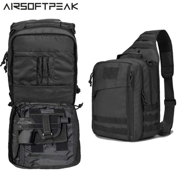 outdoor bags tactical sling bag pack pistol gun holster backpack assault range molle
outdoor bags tactical sling bag pack pistol gun holster backpack assault range molle