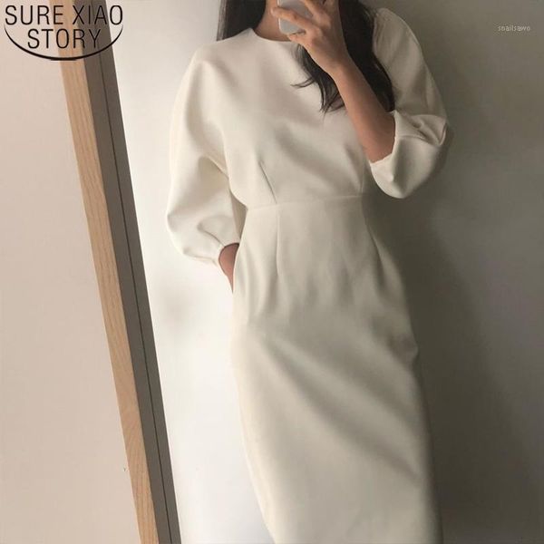 elegant ladies office dress fashion solid women slim o-neck puff midi ol style vestidos sheath dresses 12089 casual, Black;gray
elegant ladies office dress fashion solid women slim o-neck puff midi ol style vestidos sheath dresses 12089 casual, Black;gray