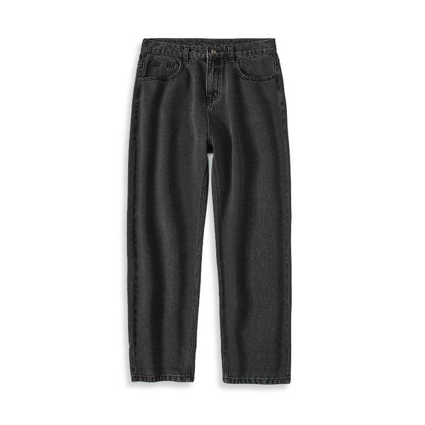 men's pants jeans male ins summer loose straight leg wide-legged nine-point light-colored casual trousers, Black
men's pants jeans male ins summer loose straight leg wide-legged nine-point light-colored casual trousers, Black