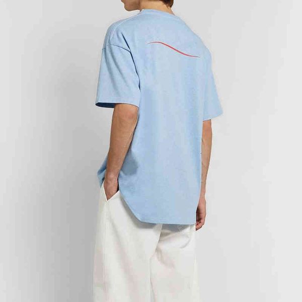 solid color 20ss wave tee classic letter print simple t-shirt casual men women high street short sleeves summer, White;black
solid color 20ss wave tee classic letter print simple t-shirt casual men women high street short sleeves summer, White;black