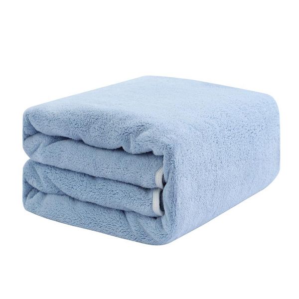 towel drop coral velvet bath bathroom solid kids microfiber beach for mat toalla 105*105cm