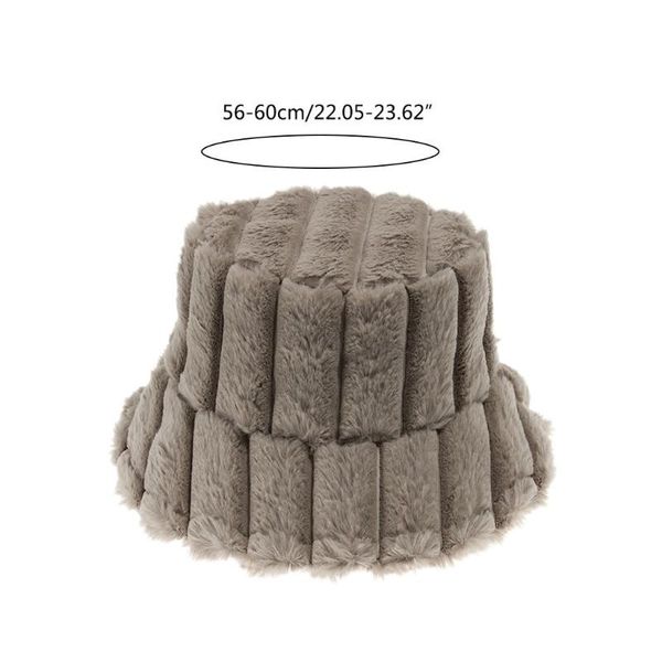 wide brim hats striped faux fur hat fluffy plush bucket fisherman solid color brims cover face warm trend match ., Blue;gray
wide brim hats striped faux fur hat fluffy plush bucket fisherman solid color brims cover face warm trend match ., Blue;gray
