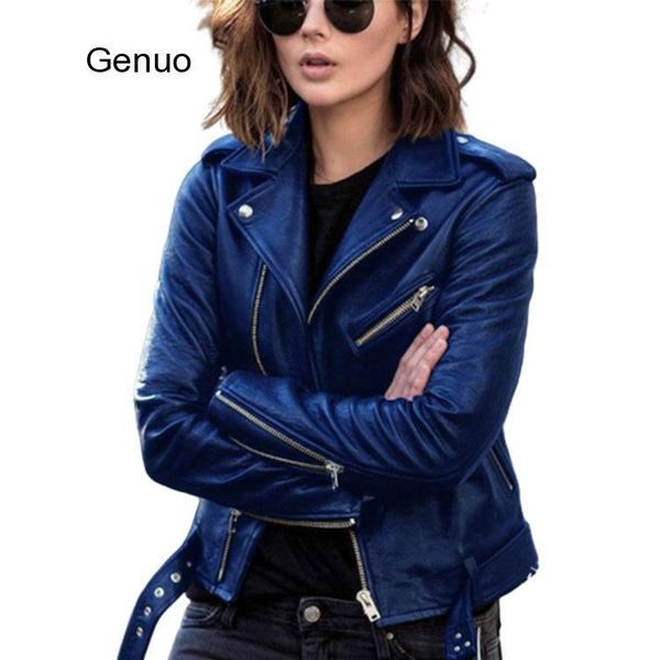 women's leather & faux 2021 women autumn winter suede jackets lady fashion matte motorcycle coat biker brown zipper outerwear, Black
women's leather & faux 2021 women autumn winter suede jackets lady fashion matte motorcycle coat biker brown zipper outerwear, Black