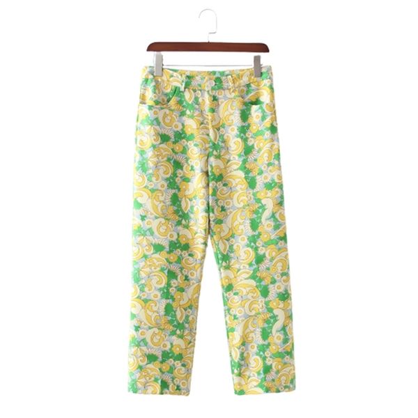 pants for women floral print high waist woman summer vintage pockets straight leg trousers female 210531, Black;white
pants for women floral print high waist woman summer vintage pockets straight leg trousers female 210531, Black;white