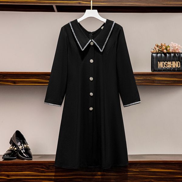 diamond artisanal lace black pattchwork shirt plus size feminine peter pan elegant knee high dressed party 2021 new spring robe ewpf, White
diamond artisanal lace black pattchwork shirt plus size feminine peter pan elegant knee high dressed party 2021 new spring robe ewpf, White