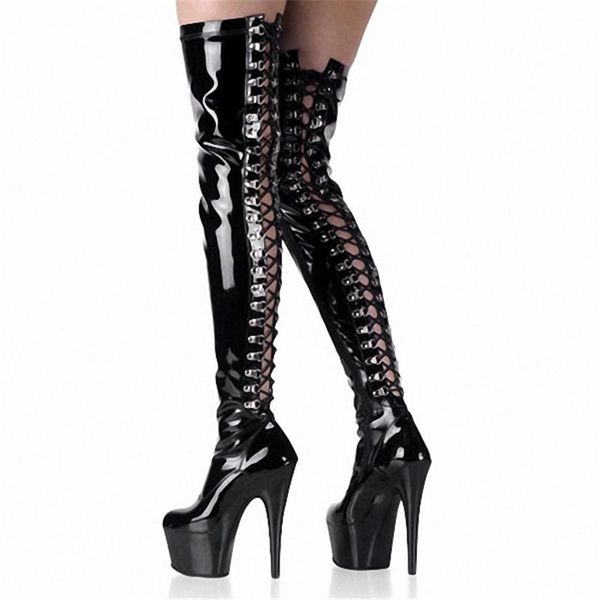 boots the knee and thigh high 17cm heels for women, after thin belt club pole dancing nightclub shoes, Black
boots the knee and thigh high 17cm heels for women, after thin belt club pole dancing nightclub shoes, Black