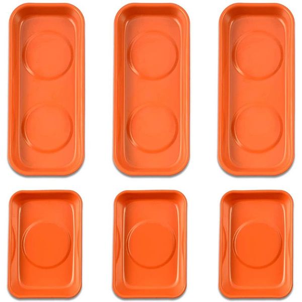 hooks & rails 6pcs magnetic tray set stainless steel magnet trays for socket screw nuts parts
hooks & rails 6pcs magnetic tray set stainless steel magnet trays for socket screw nuts parts