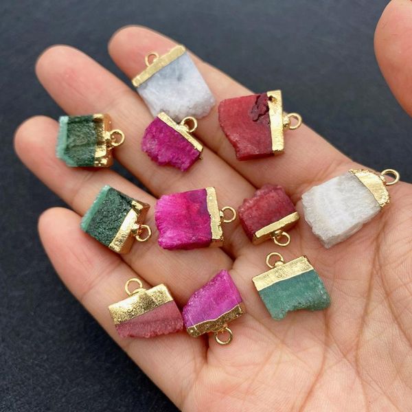 charms wholesale multi-color irregular shape pendant natural stone for jewelry making diy handmade accessories bead decoration fashion, Bronze;silver
charms wholesale multi-color irregular shape pendant natural stone for jewelry making diy handmade accessories bead decoration fashion, Bronze;silver