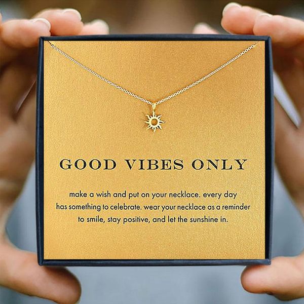 pendant necklaces golden sun god rays necklace short choker women wish plated chain with card jewelry valentine gift box, Silver
pendant necklaces golden sun god rays necklace short choker women wish plated chain with card jewelry valentine gift box, Silver