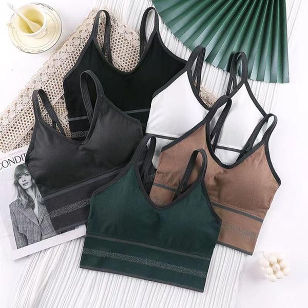 sport bra for women fitness yoga running bras tube breathable vest beauty back gathered gym underwear sportwear, White;black
sport bra for women fitness yoga running bras tube breathable vest beauty back gathered gym underwear sportwear, White;black