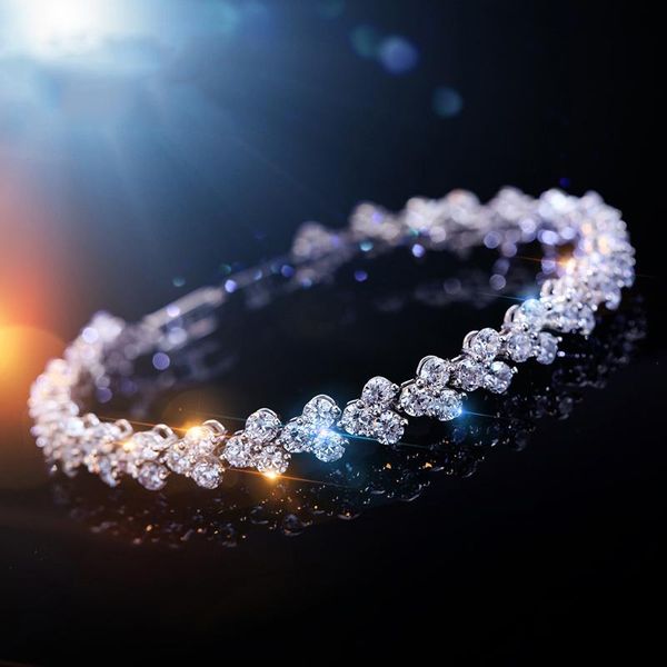 charm bracelets trendy female white crystal bracelet rose gold silver color chain for women dainty round zircon wedding, Golden;silver
charm bracelets trendy female white crystal bracelet rose gold silver color chain for women dainty round zircon wedding, Golden;silver