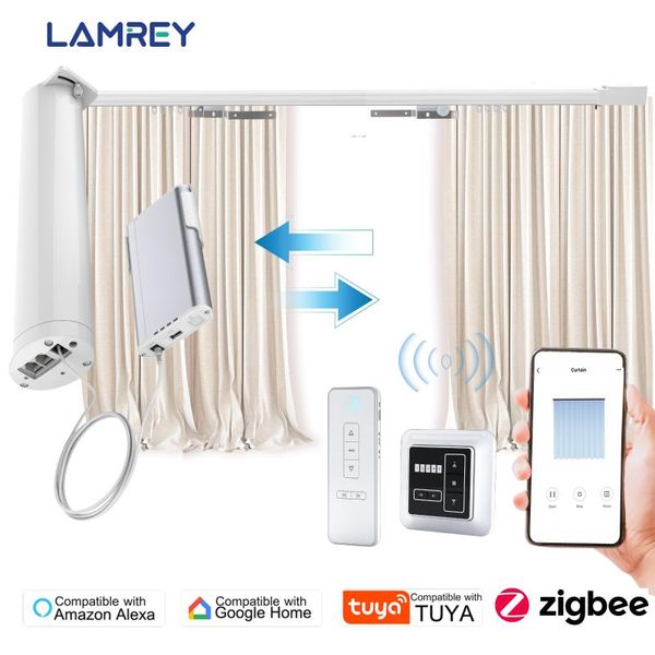 smart home control zigbee curtain motor tuya remote alexa google customized slide track charge with battery
smart home control zigbee curtain motor tuya remote alexa google customized slide track charge with battery