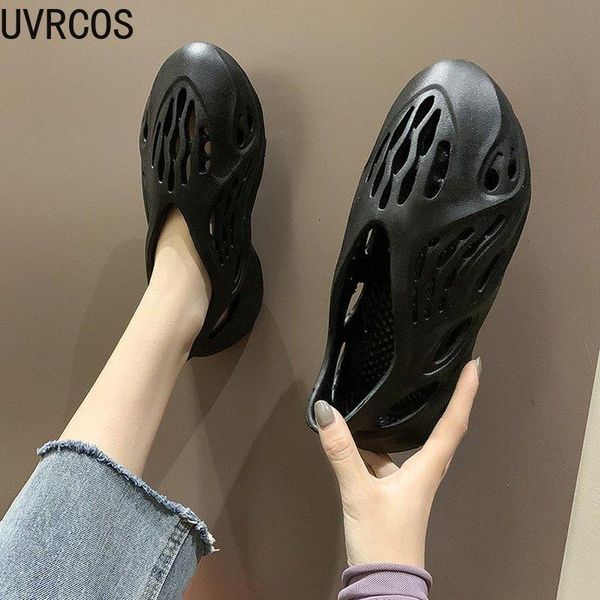 women's casual sandals outdoor women's beach shoes fashion indoor slippers lazy hole shoes fashion all-match 2021, Black
women's casual sandals outdoor women's beach shoes fashion indoor slippers lazy hole shoes fashion all-match 2021, Black