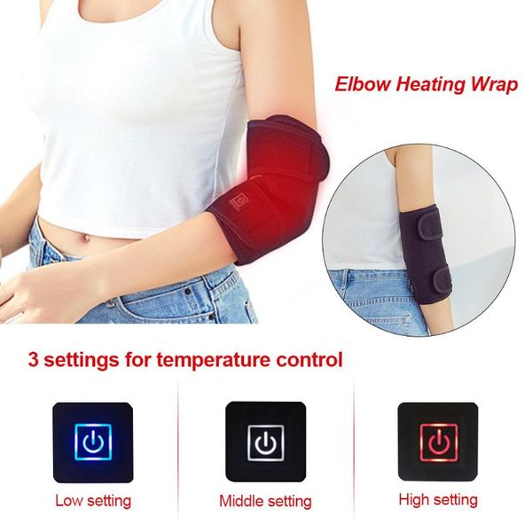 elbow & knee pads heating wrap usb operated heated brace with 3 temperature settings for sprained elbows tendonitis pretty well, Black;gray
elbow & knee pads heating wrap usb operated heated brace with 3 temperature settings for sprained elbows tendonitis pretty well, Black;gray