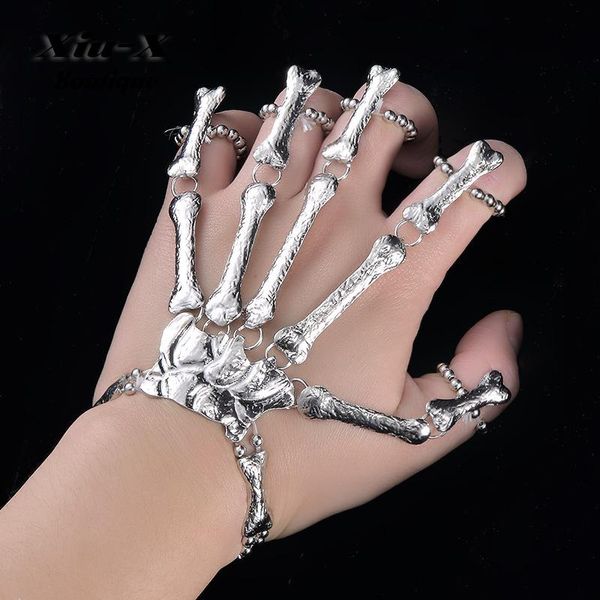 charm bracelets halloween skeleton finger for women men gothic bone charms bracelet adjustable gifts party jewelry, Golden;silver
charm bracelets halloween skeleton finger for women men gothic bone charms bracelet adjustable gifts party jewelry, Golden;silver
