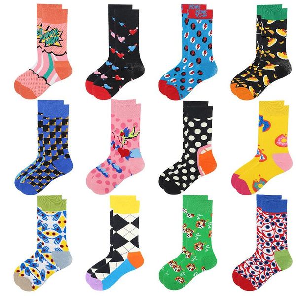 men's socks 1pairs men fashion harajuku tiger lattice dots print personalized happy comfortable hip-hop casual skateboard, Black
men's socks 1pairs men fashion harajuku tiger lattice dots print personalized happy comfortable hip-hop casual skateboard, Black