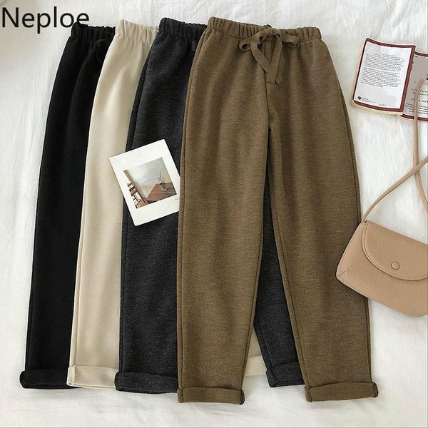 women's pants & capris neploe 2021 loose bow tie women casual solid high waist belt winter harem trousers stretch ankle bottom 56094, Black;white
women's pants & capris neploe 2021 loose bow tie women casual solid high waist belt winter harem trousers stretch ankle bottom 56094, Black;white
