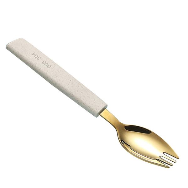 2 in 1 soup salad spork wheat straw material handle stainless steel spoon home tableware dinnerware
2 in 1 soup salad spork wheat straw material handle stainless steel spoon home tableware dinnerware