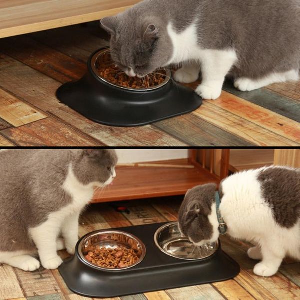 dog bowls & feeders cat bowl 15 degrees tilted stainless steel food container non-slip base pet water feeder safeguard neck puppy cats
dog bowls & feeders cat bowl 15 degrees tilted stainless steel food container non-slip base pet water feeder safeguard neck puppy cats