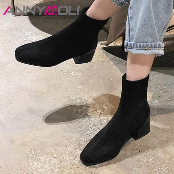boots annymoli woman med heel ankle square toe female shoes chunky short ladies autumn black apricot size 33-43
boots annymoli woman med heel ankle square toe female shoes chunky short ladies autumn black apricot size 33-43