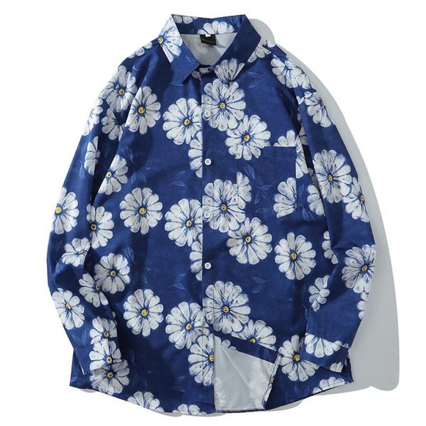 men's casual shirts mens daisy print hawaii beach harajuku streetwear 2021autumn long sleeve oversize blouse hiphop purple top, White;black
men's casual shirts mens daisy print hawaii beach harajuku streetwear 2021autumn long sleeve oversize blouse hiphop purple top, White;black