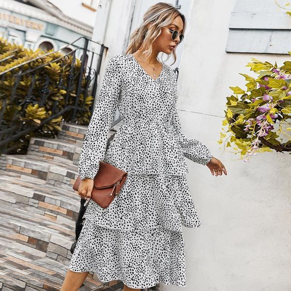 casual dresses autumn floral print dress women v neck lace stitching long elegant sleeve winter party cake skirt, Black;gray
casual dresses autumn floral print dress women v neck lace stitching long elegant sleeve winter party cake skirt, Black;gray