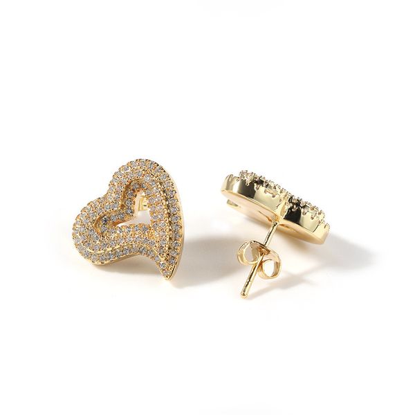 new fashioin earrings gold silver color bling cz heart earrings studs fashion hip hop jewelry gift for men women, Golden;silver
new fashioin earrings gold silver color bling cz heart earrings studs fashion hip hop jewelry gift for men women, Golden;silver