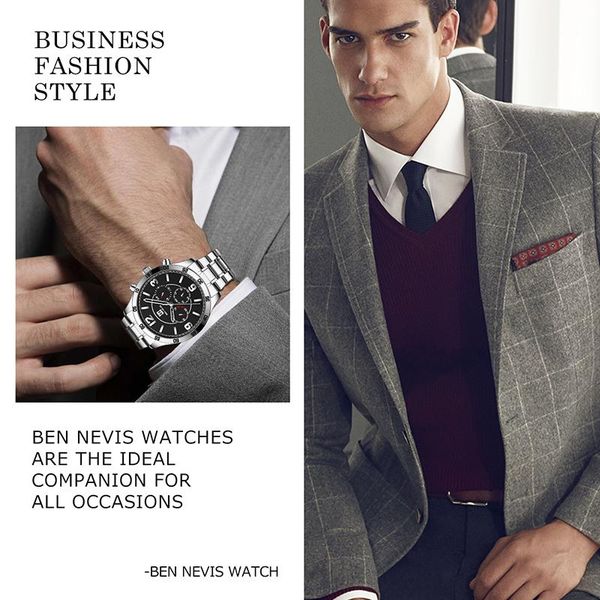 2021 men's watch relogio masculino stainless steel calendar watch men fashion black dia sport quartz wrist reloj qw017, Slivery;brown
2021 men's watch relogio masculino stainless steel calendar watch men fashion black dia sport quartz wrist reloj qw017, Slivery;brown