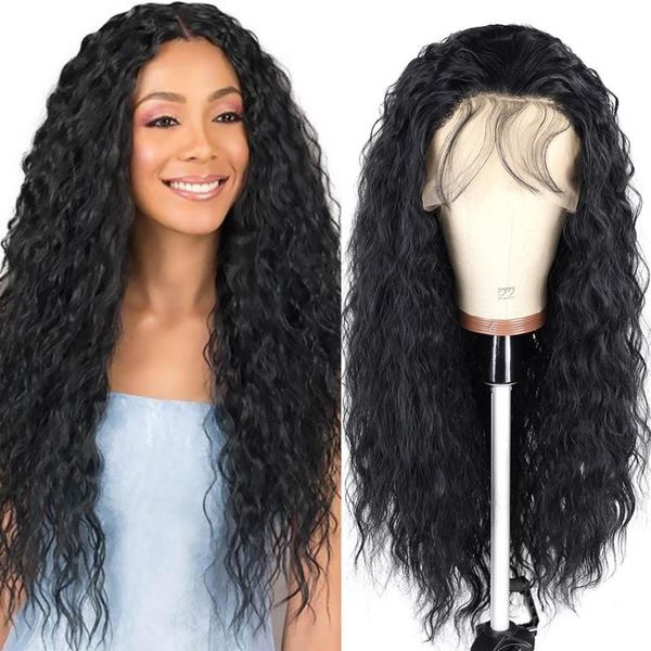 synthetic wigs natural wave lace front wig long black organic fake hair body t part frontal 28 inch 260 gram booming
synthetic wigs natural wave lace front wig long black organic fake hair body t part frontal 28 inch 260 gram booming